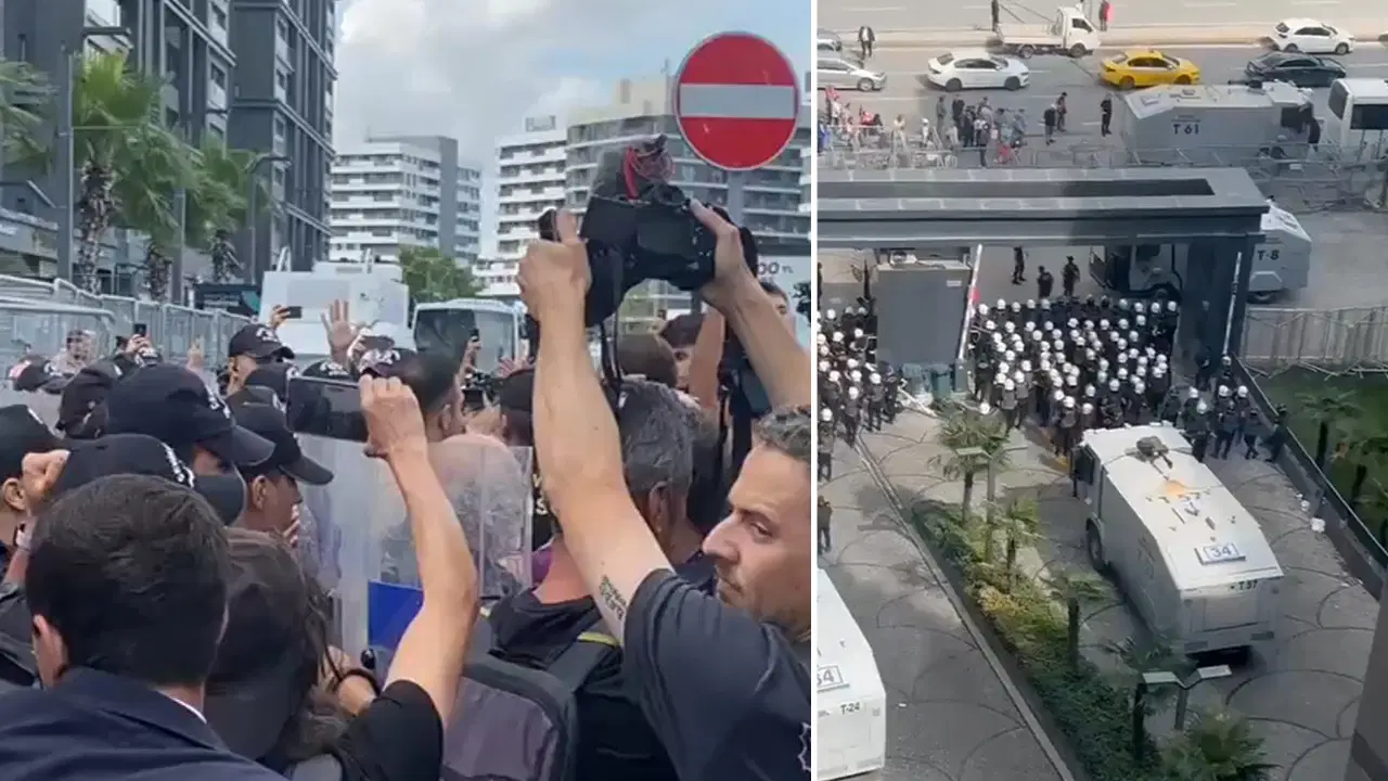 son dakika kayyum gursel tekin saat vermisti chp istanbul il baskanliginda hareketli dakikalar biber gazli mudahale basladi RTkW85Ig