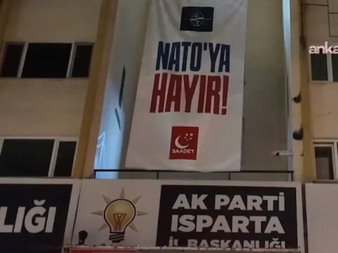 Saadet partisi natoya hayir pankartina verilen para cezasina itiraz edecek mIiBafEe